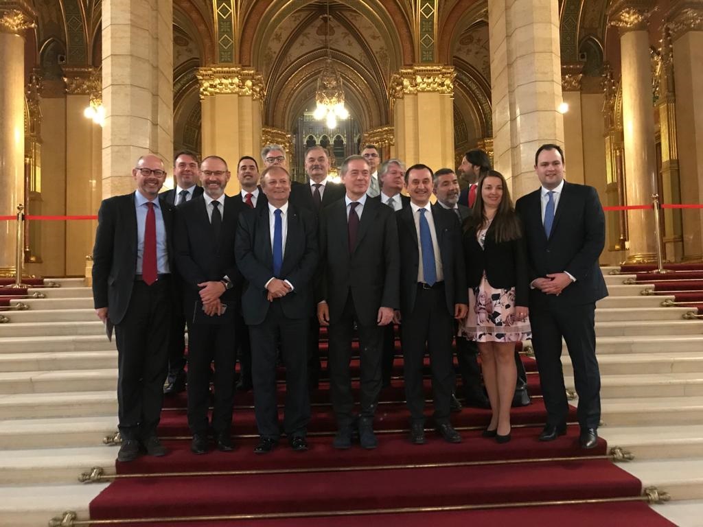 Római képviselők budapesti látogatása